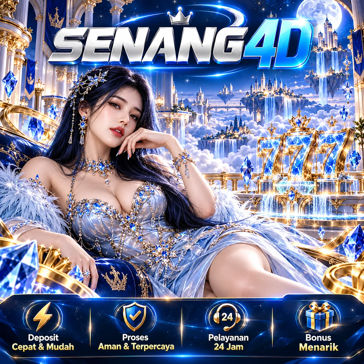Banner SENANG4D khusus joinsenang4d.pages.dev, rasio persegi 1:1